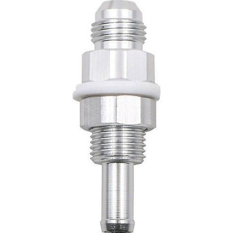 Cloison évasée extérieure pour raccord de réservoir de carburant à embout cannelé 5/16, modification automobile - neuf (argenté) (1/5)