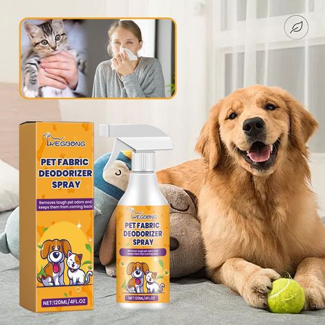 Spray Désodorisant Pour Animaux - Formule À Base D'Huiles Végétales Et D'Extraits Botaniques - Pour Chien Et Chat - 120 Ml (1/5)