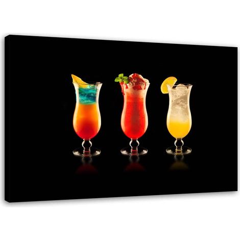 Tableau sur toile Boisson Cocktail coloré 60x40 (1/5)