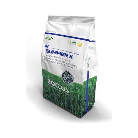 Fertilizzante Summer K 2Kg o 10Kg Bottos antistress per prato estivo - 10 Kg (1/6)