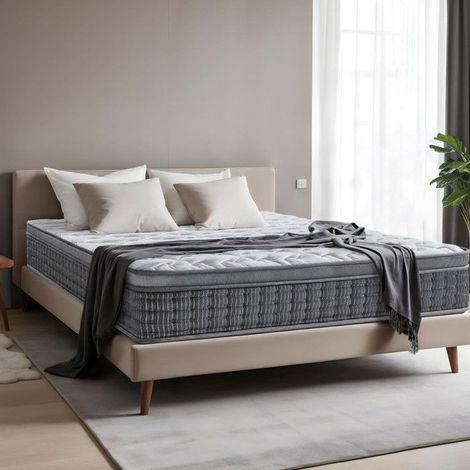 Matelas - YIDATONG - 160x200 - Mémoire de forme & ressorts ensachés - Ép. 26 cm - Soutien équilibré (1/5)