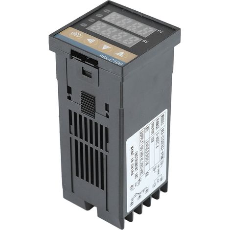 Kit Régulateur de Température PID REX C100 Contrôleur Numérique avec Relais Statique 100‑240V REX C100FK02 V DN SSR DK (1/5)