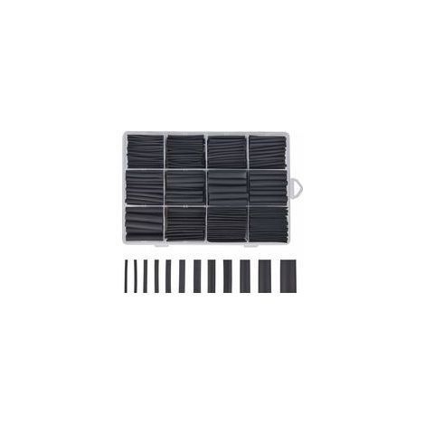 Gaine Thermoretractable Noire 625pcs Gaine Thermo Retractable Gaines Thermoretractables Un Assortiment de 8 Tailles 1 10 mm,GU.B/bon (1/5)