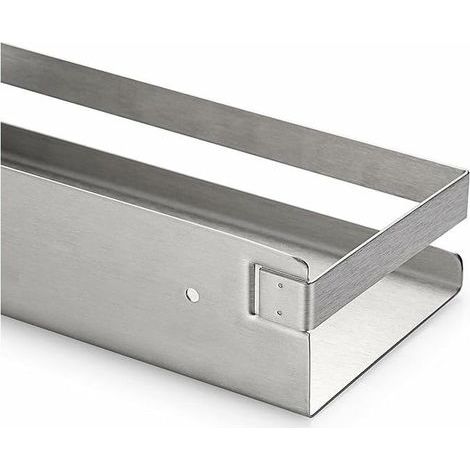 étagère de douche suspendre en acier inox panier de cuisine mural pour rangement (argent,23CM)-- (1/4)