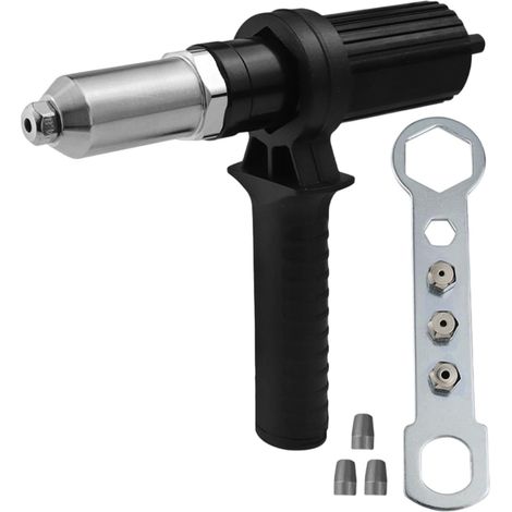 Adaptateur de perceuse électrique compact pour machine à riveter - Outils à main professionnels - Machine à écrou électrique - Adaptateur de perceuse en alliage (1/5)