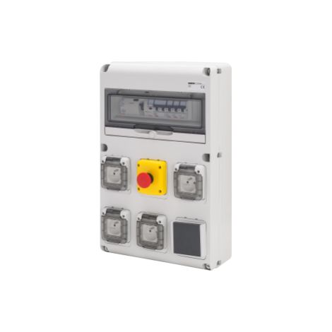 COFFRET 4x230V-16A+1X400V-20A+AU GEWISS FR60156N