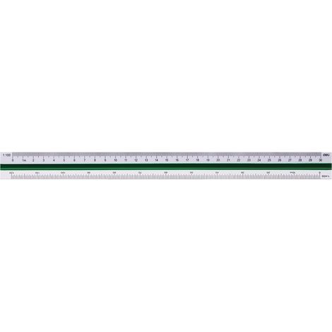 DELI Escalimetro 30cm 6 escalas