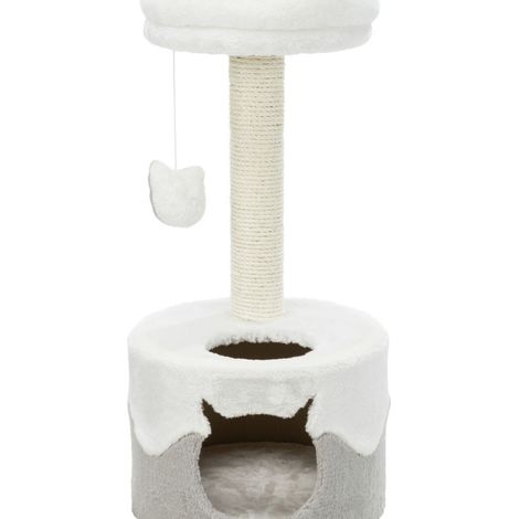 Trixie Nuria albero per gatti bianco grigio confortevole 71cm