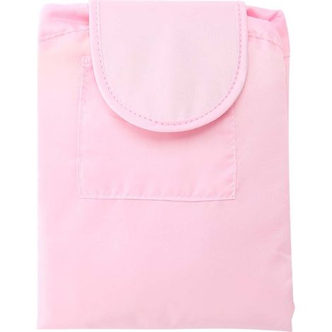 Trousse de rangement cosmétique rose clair, grand format avec poches intérieures, sac de voyage à cordon, capacité maximale pour accessoires de beauté (1/5)