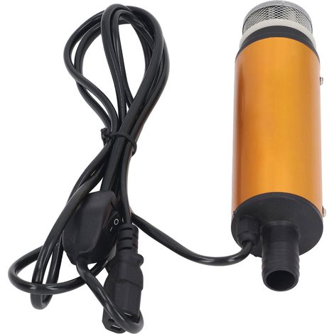 Elektrische Kraftstoffpumpe, universell, aus Edelstahl, Mini-tragbar, Gleichstrommotor, 12 V (1/5)