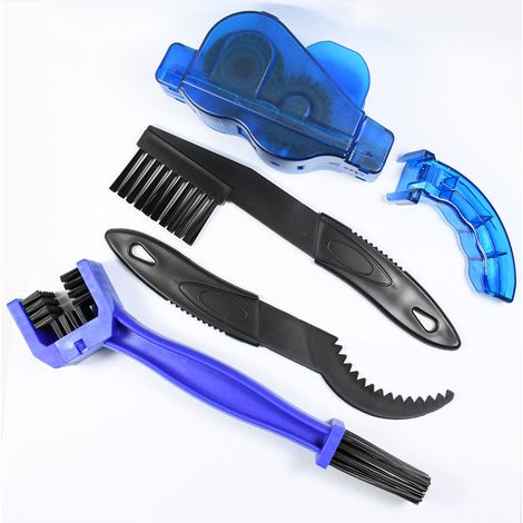 Kit de nettoyage de chaîne de vélo pour VTT, vélo de route, vélo, ensemble de 4 pièces (1/5)