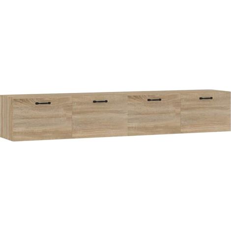 Maison Exclusive - Mobili Parete 2 pz Rovere Sonoma 100x36,5x35 cm in Multistrato (1/5)