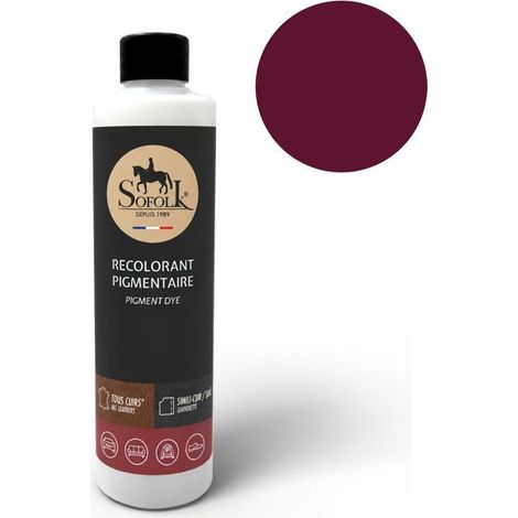 Peinture Cuir/Simili-Cuir (250ml, RAL 4004) - SOFOLK - Entretien pour Siège et Volant de Voiture, Canapé, Chaussure (1/5)