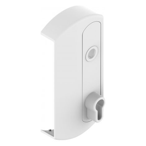 Habillage pour serrure en applique - ABS - blanc 9016 - Modulox - TIRARD (1/2)