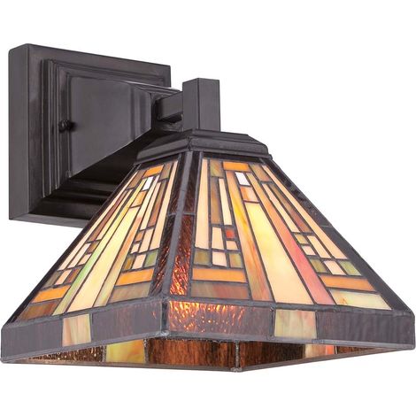 Elstead Stephen - 1 Licht Tiffany Licht Vintage Bronze, E27 (1/4)