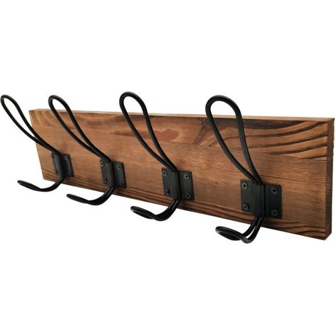 PORTE-MANTEAU avec 4 CROCHETS 41.5 x 10 x 8.51 cm