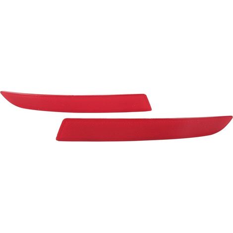 Réflecteur de Pare-Chocs Arrière, Réflecteurs de sécurité 63147318556 Boîtier Rouge Rétroréflexion Forte Gauche et Droite pour Série 5 F10 LCI (1/5)