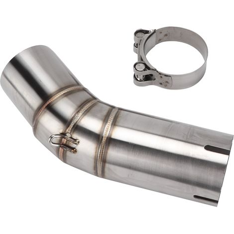 Tube intermédiaire d'échappement de 60,5 mm en acier inoxydable, pièce de rechange pour Ducati 959 Panigale V2 (1/5)