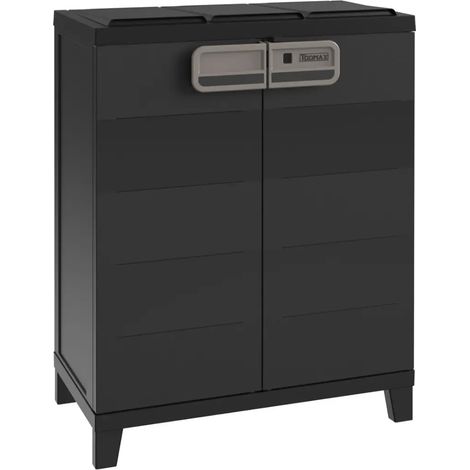 Armoire bioclimatique de collecte sélective en résine 680x390x850