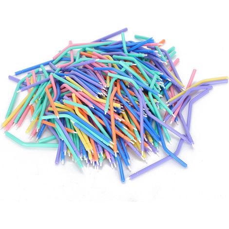 250 embouts de seringue dentaire jetables pour air et eau, par sachet. Fournitures dentaires. (1/5)