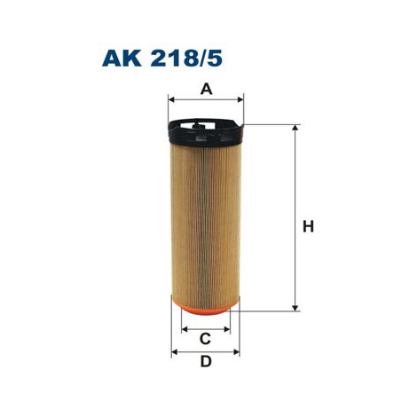 Filtro de aire AK218/5 filtron