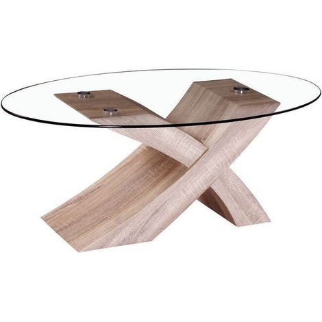 Mesa de Centro Lore de Cristal Templado