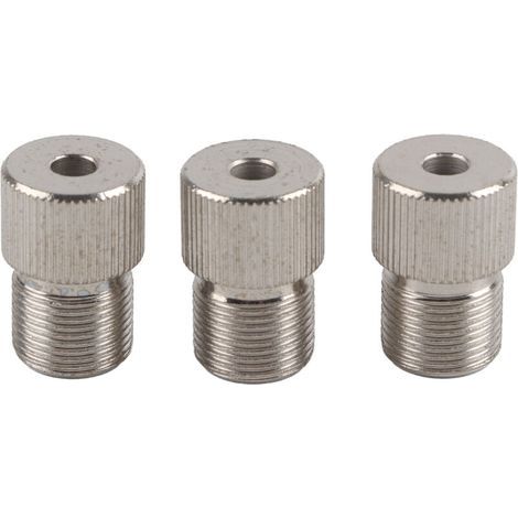 Manchon adaptateur pour mandrin de perceuse, 3 pièces de 5 mm, accessoire pour foret de perçage pour le travail du bois, en acier à haute teneur en carbone, pour la maison et les espaces commerciaux (1/5)
