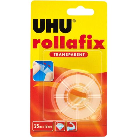 UHU rollafix trasparente ricarica 25mt bl. (1/4)