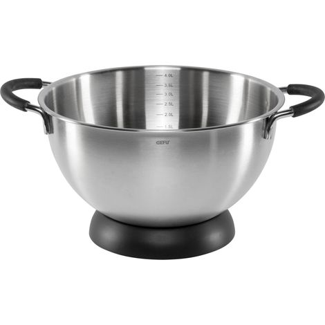 Gefu MESCO bol mezclador 24 cm acero inoxidable plateado