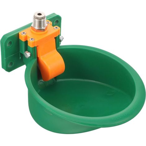 Automatic Plastic Waterer for Cattle and Sheep, Green (1/5)
