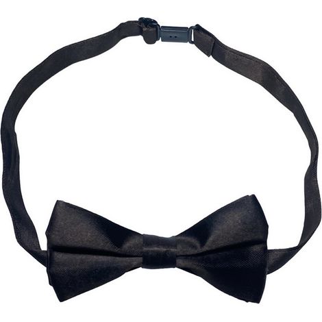 Bow Tie - Adjustable Dog Collar Bow - For Medium And Large Dogs - Neck Circumference 28 To 44.5 Cm - Black - 1 Piece (1/5)
