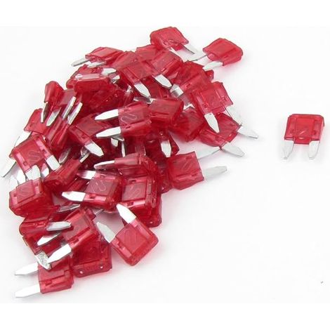 60pcs 10A Mini Blade Fuses Red for Car