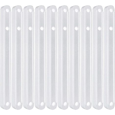 – Set of 5 plastic drawer rails 180mm – Expandable drawer organizer – Durable PP material – Easy and quiet installation (1/5)
