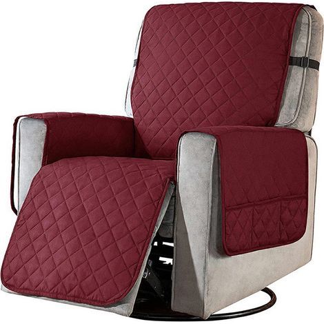 Housse Fauteuil Inclinable - 100 % Étanche Antidérapante avec Poche - Lavable en Machine - Pour Fauteuil Réglable - 1 Pièce (1/5)