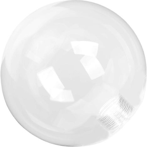 Abat-jour en verre transparent pour douille G9, plafonnier, forme de boule de verre. (1/5)