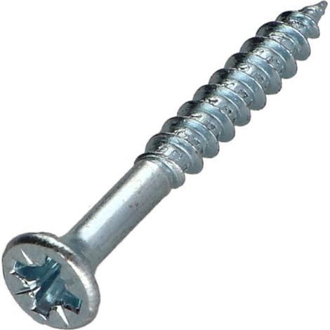 VBA3 Tête fraisée Pozi 3.5X35 Filetage partiel Acier zingué-1 pièce