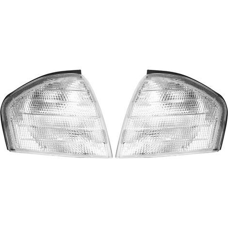 Lampe d'angle latérale, anti-scratch 2 PCS Us Résistant 2028261243 Iproussante robuste pour le remplacement de la voiture Mercedes Benz C-Classe W202 (1/5)