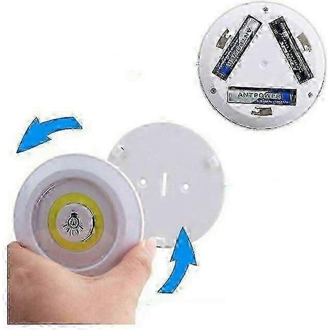 Lampe LED avec télécommande, lot de 3 lampes de secours - N (1/4)