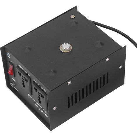 500-W-Aufwärts-/Abwärtstransformator, Hochleistungs-Spannungswandler, Ausgang 110 V/220 V, einstellbarer Eingang 110–120 V/220–240 V, EU-Stecker (1/5)