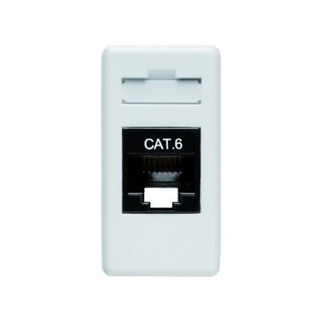 PRISE RJ45 CAT.6 UTP SY/WT GEWISS GW20684