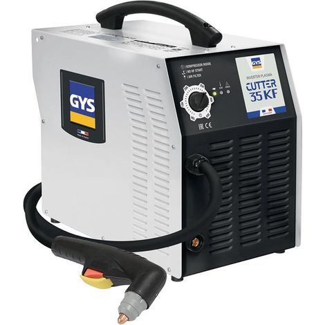 GYS – Découpeur plasma Easycut K35 PFC – Découpe nette acier, inox, aluminium jusqu'à 15mm – Technologie PFC pour alimentation stable