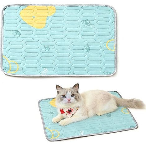 9070cm，Alfombrilla refrescante para mascotas，Talla 2XL，Alfombrilla de compresión de hielo portátil para verano，Alfombrilla para cama de perro (1/5)