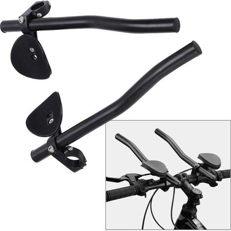 Aluminum Alloy Bicycle Rest Handlebar, Comfortable Arm Support for Long Distances, Aerodynamic TT Handlebar (1/5)