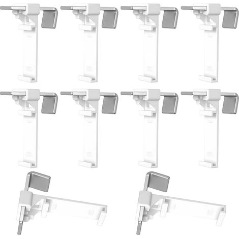 Long Clamping Brackets for Double Blind, Window Blind, Long Clamp Brackets for PVC Wooden Window Roller Blind (1/3)