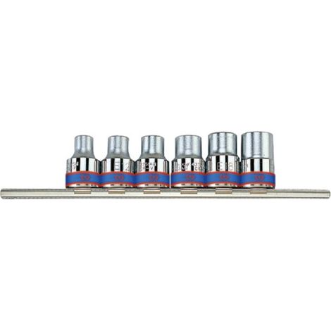 KING TONY - Jeu douilles Torx 1/2" de 6 pièces E10 à E20 (1/2)