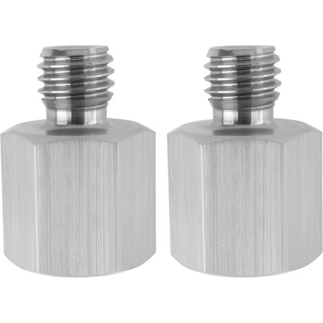 2 Pièces Adaptateur de Convertisseur de Filetage Femelle 10 Mm Vers Mâle 8 Mm en Acier Inoxydable 304 Goujon Hexagonal Réducteur de Tige Filetée (1/5)