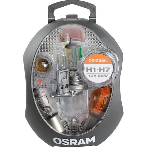 Kit Lampade di ricambio 12V - Scatola Plast. - H1/H7