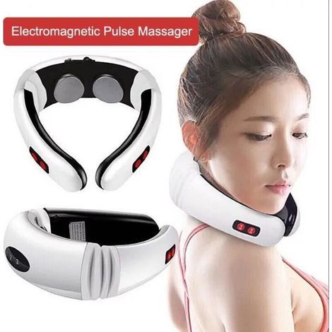 Neck Massager, Electric Massage Device, 3D Intelligent Multifunctional Cervical Massager for Home and Office (1/4)