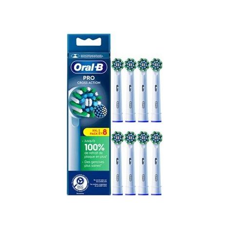 Brossettes - ORAL-B - Cross Action - X-Filamente (DE) x8