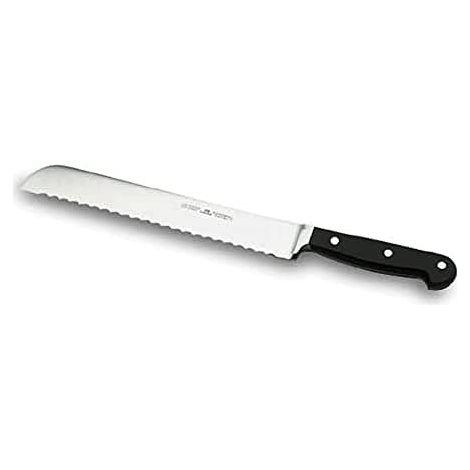 Coltello da pane Lacor 39027 lama seghettata manico ergonomico 21 cm